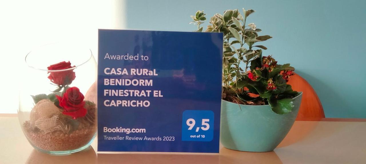 Casa Rural Benidorm Finestrat El Capricho Exteriér fotografie